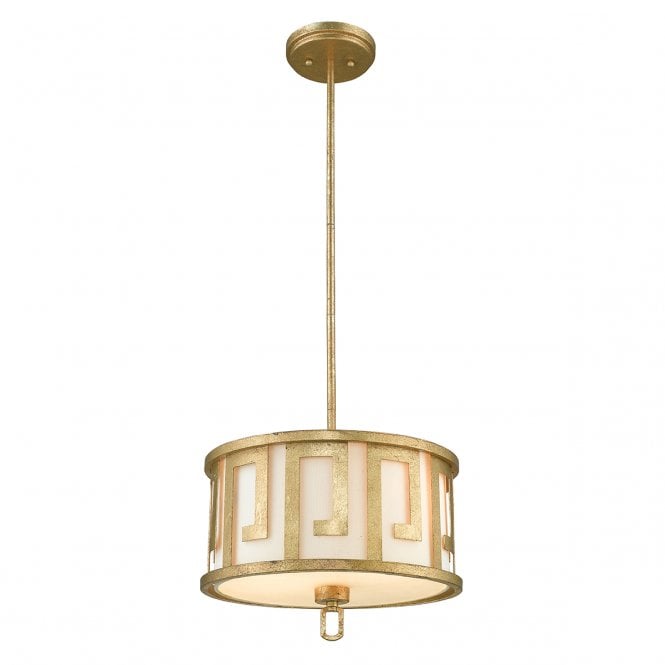 LEMURIA 2 Light Duo-Mount Medium Pendant Distressed Gold