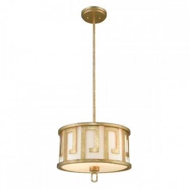 LEMURIA 2 Light Duo-Mount Medium Pendant Distressed Gold