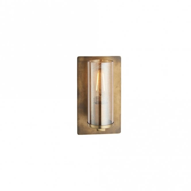 LENKER Antique Brass Patina Wall Light