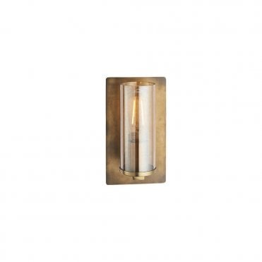 LENKER Antique Brass Patina Wall Light