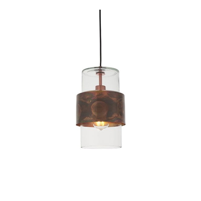 LENKER Copper Patina Pendant