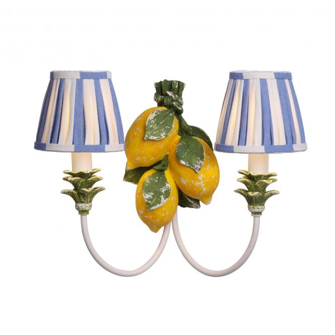 Limon 2 Light Wall Light In Yellow and Coconut - Bracket Only