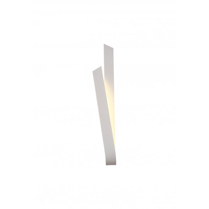 LINGUINE LED Wall Light 3000K Sand White Curved Ribbon Design