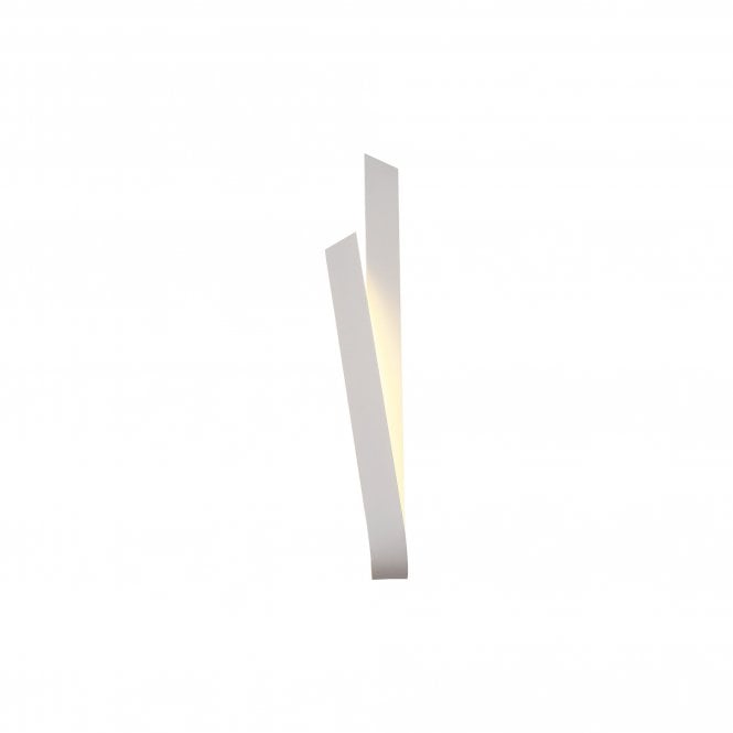 LINGUINE LED Wall Light 3000K Sand White Curved Ribbon Design