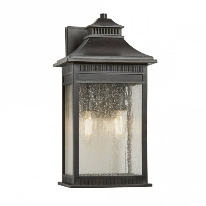 LIVINGSTON 2 Light Medium Exterior Wall Lantern Imperial Bronze