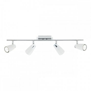 LOFT - Low Energy Spotlight Bar White With Chrome Detail