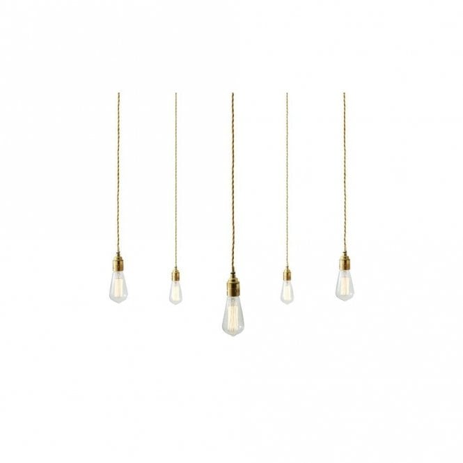 LOME - Cluster Ceiling Pendant Light In Polished Brass