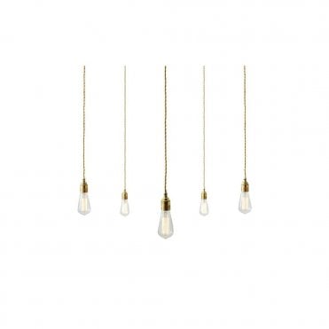 LOME - Cluster Ceiling Pendant Light In Polished Brass