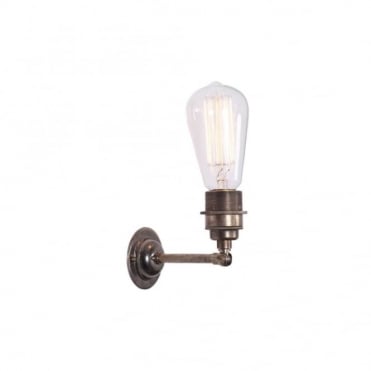 LOME - Vintage Minimalist Wall Light In Antique Brass