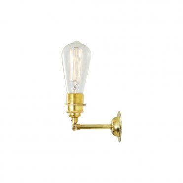 LOME - Vintage Minimalist Wall Light In Polished Brass