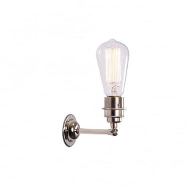 LOME - Vintage Minimalist Wall Light In Polished Chrome