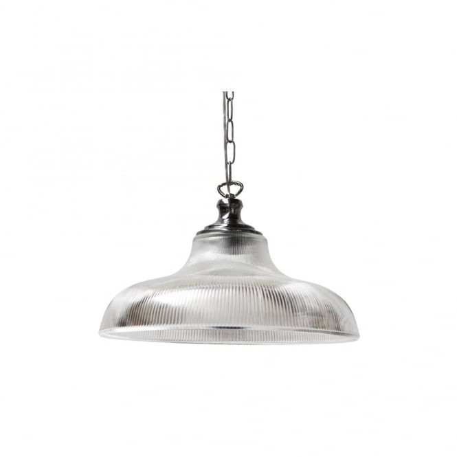 LONDON - 40Cm Prismatic Railway Ceiling Pendant In Polished Chrome