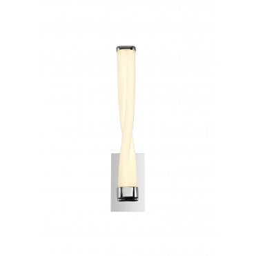IP44 LED Wall Light Polished Chrome
