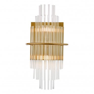 3 Light Bar Pendant Satin Black Antique Gold