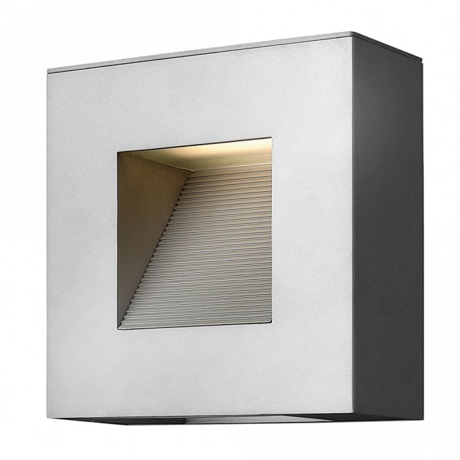 LUNA - Exterior LED Titanium Small Wall Fitting