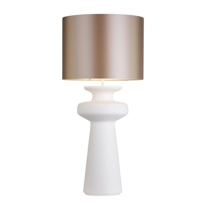 Lustre Table Lamp In Matte White - Base Only