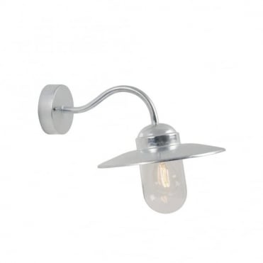 LUXEMBOURG - Traditional Exterior Wall Light Galvanised Steel