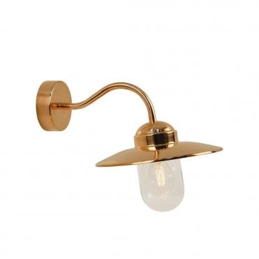 LUXEMBOURG - Traditional Exterior Wall Light Polished Copper