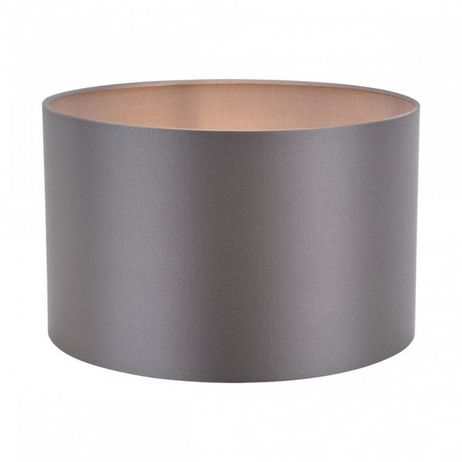 Lyris Grey Cotton Drum Shade 35cm