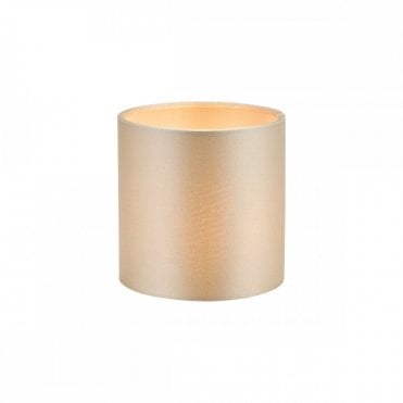 Lyris 12cm taupe cotton drum lampshade for wall lights or chandeliers