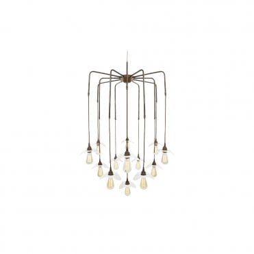 MADABA - Chandelier In Antique Brass