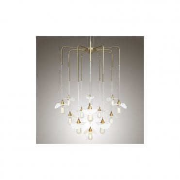 MADABA - Chandelier In Polished Brass