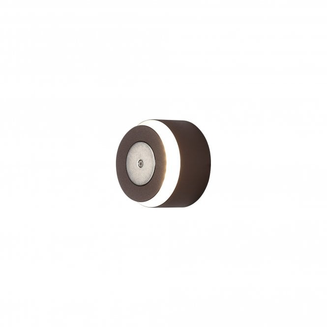 MADDI LED Wall Light in Warm Coffee Brown Finish - For use with compatible diffuser shades