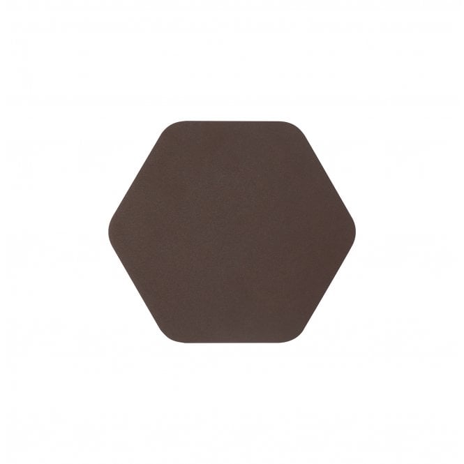MADDI Wall Light Accessory, Diffuser Shade 15cm Coffee Brown Hexagonal