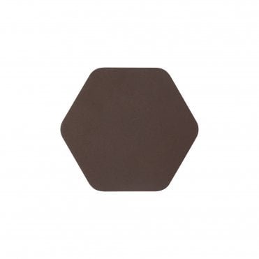MADDI Wall Light Accessory, Diffuser Shade 15cm Coffee Brown Hexagonal