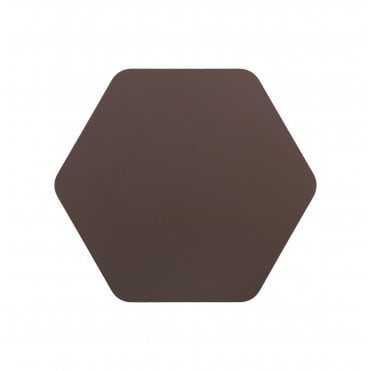 MADDI Wall Light Accessory, Diffuser Shade 20cm Coffee Brown Hexagonal