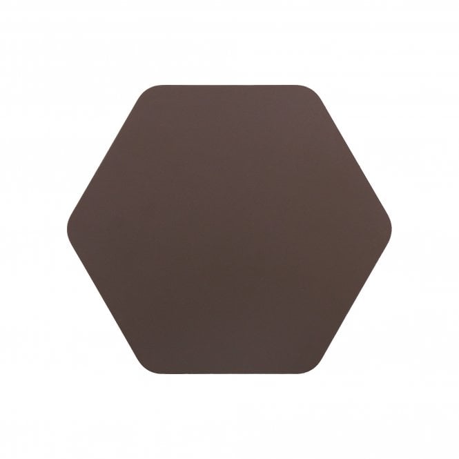 MADDI Wall Light Accessory, Diffuser Shade 20cm Coffee Brown Hexagonal