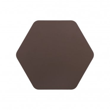 MADDI Wall Light Accessory, Diffuser Shade 20cm Coffee Brown Hexagonal