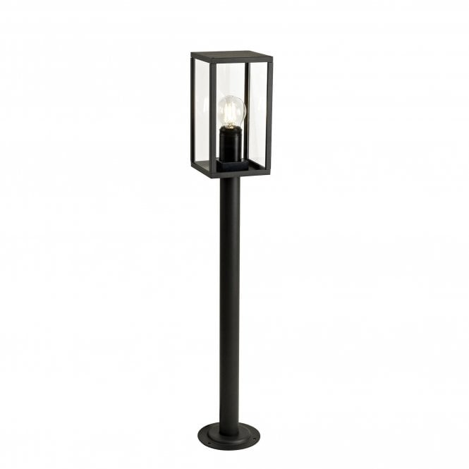 MARTY Boxy Outdoor Post Graphite Black
