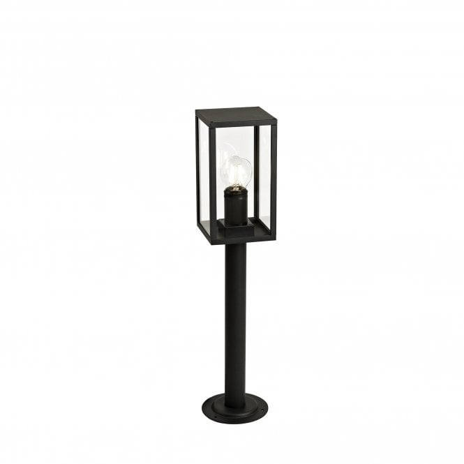 MARTY Outdoor Box Post Light Graphite Black Short