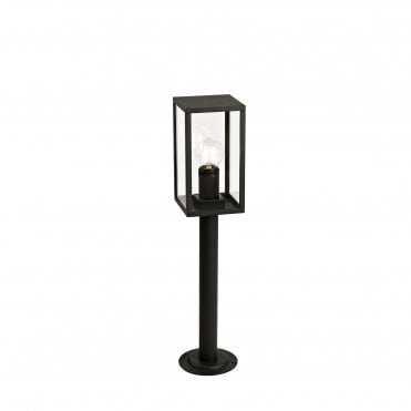 MARTY Outdoor Box Post Light Graphite Black Short