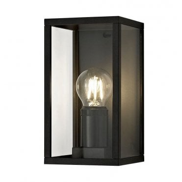 MARTY Outdoor Wall Light Graphite Black Rectangular Box