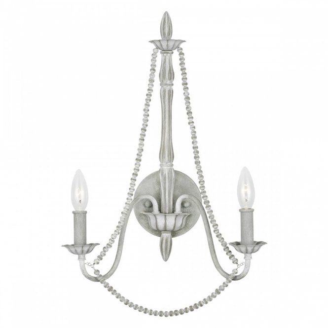 MARYVILLE 2 Light Wall Light French Grey
