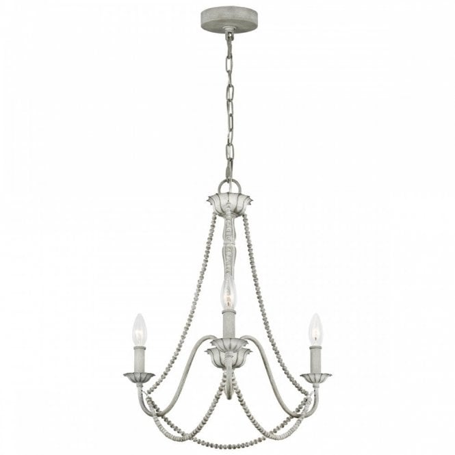 MARYVILLE 3 Light Chandelier French Grey