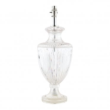 Large Table Lamp Glass Base Only