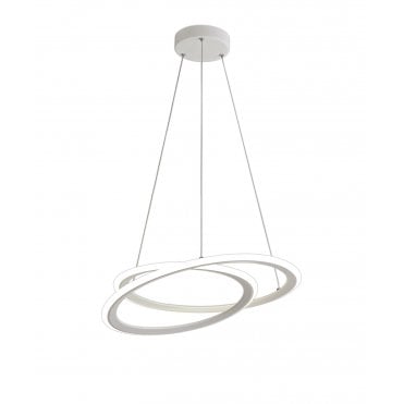 MEREEN Ceiling Pendant Light 3 Step Dimming Matt White