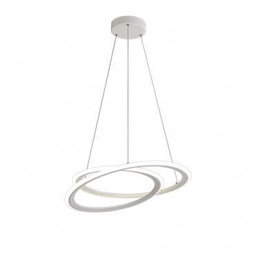 MEREEN Ceiling Pendant Light 3 Step Dimming Matt White