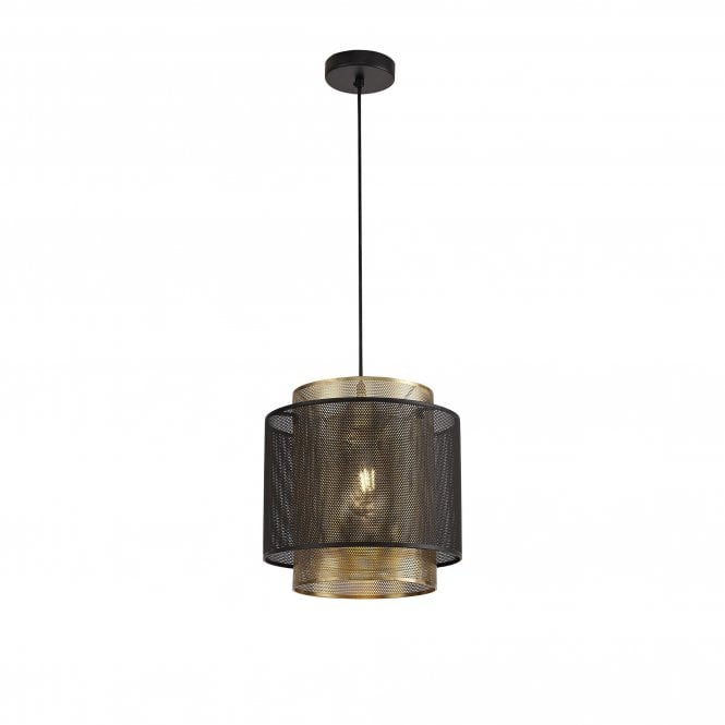 MESHLUXE Ceiling Pendant Light Black/Gold