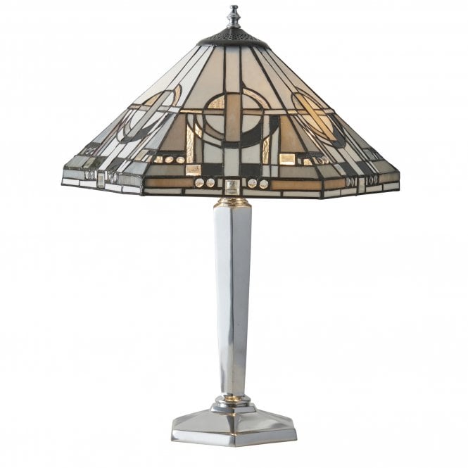 METROPOLITAN - Tiffany Table Lamp Art Deco Style