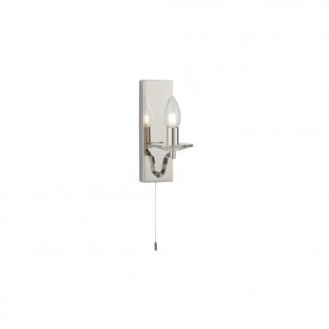 MIA Rectangular Crystal Pan Wall Light
