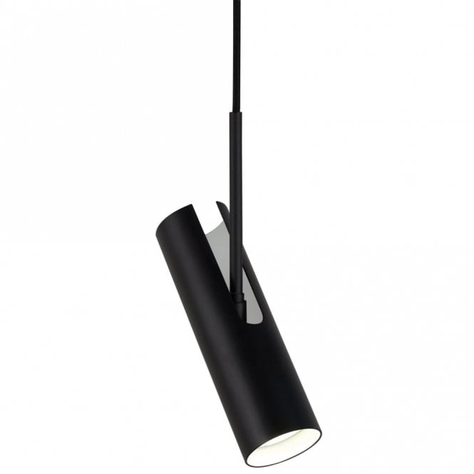 MIB - Slim Adjustable Ceiling Pendant Black Spotlight