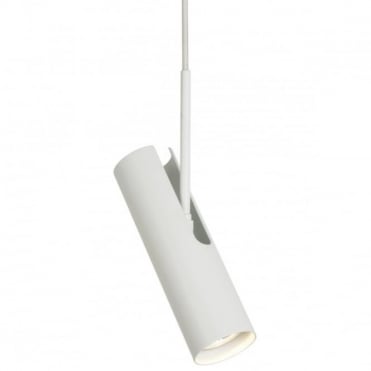 MIB - Slim Adjustable Ceiling Pendant White Spotlight