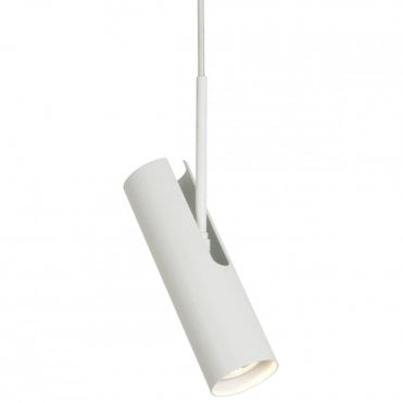 MIB - Slim Adjustable Ceiling Pendant White Spotlight