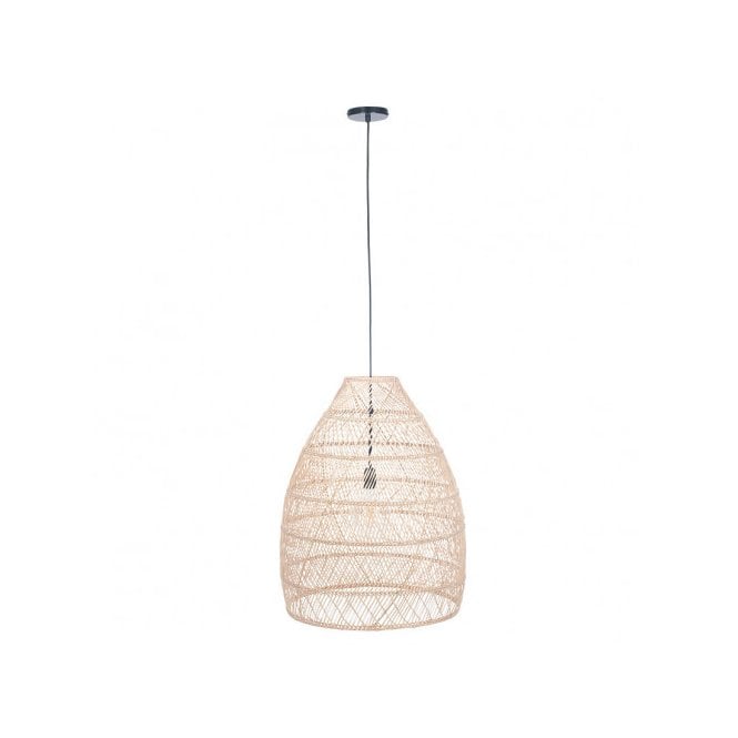 MOLOKAI Natural Woven Rattan Basket Pendant
