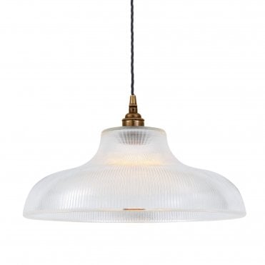 MONO - Industrial 38Cm Railway Ceiling Pendant In Antique Brass