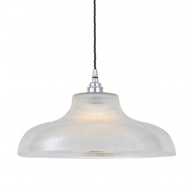 MONO - Industrial 38Cm Railway Ceiling Pendant In Polished Chrome